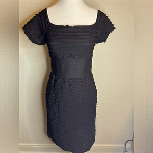 ⭐️ Max Studio black boat-neck dress- medium with tiny flaw